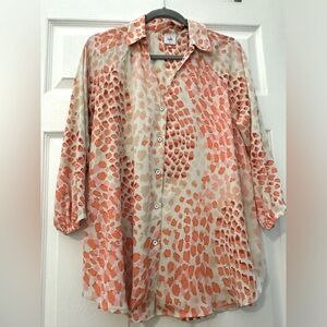 Cabi 3/4 sleeve blouse, size small